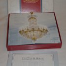 2002 WHITE HOUSE HISTORICAL CHRISTMAS ORNAMENT CRYSTAL CHANDELIER