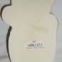 VINTAGE ITALY WHITE ALABASTER WALL POCKET HOLLY WATER GUARDIAN ANGEL BABY FIGURINE