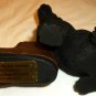 CHARMING BLACK DOG LABRADOR PUPPY W/SHOE FIGURINE SCULPTURE BY GARY STEVENSON