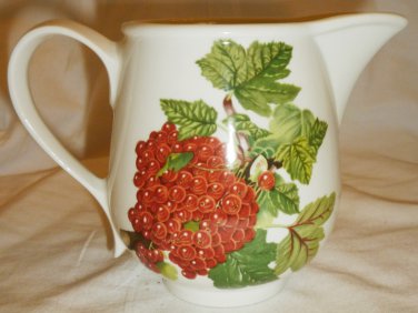 PORTMEIRION POMONA BRITAIN RED CURRANT CREAMER PITCHER