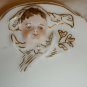 ANTIQUE CAPODIMONTE ITALY PORCELAIN PLATE ANGELS CUPID FOUR SEASONS PLATE