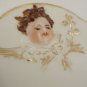 ANTIQUE CAPODIMONTE ITALY PORCELAIN PLATE ANGELS CUPID FOUR SEASONS PLATE