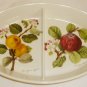 PORTMEIRION POMONA LAUREL DIVIDED OVAL VEGETABLE BOWL INGESTRIE PIPPIN HOARY APP