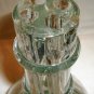 VINTAGE FOUR SECTION LIQUOR WINE CLEAR BOTTLE DECANTER FRANCE