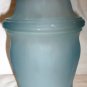GORGEOUS INDIANA SKY BLUE SATIN GLASS CANISTER APOTHECARY COOKIE JAR