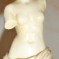 VINTAGE VENUS DE MILO APHRODITE OF MELOS GREEK GODDESS ALABASTER FIGURINE ITALY
