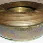 VINTAGE BRONZE EMBOSSED ASHTRAY HEAVY