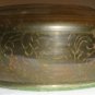 VINTAGE BRONZE EMBOSSED ASHTRAY HEAVY