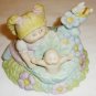 1984 CABBAGE PATCH KIDS "FUN IN THE GARDEN" PORCELAIN MUSIC BOX SPECIAL PEOPLE