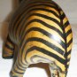 AFRICAN ART WOODEN CARVED ZEBRA FIGURINE