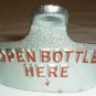 STARR X OPEN BOTTLE HERE CAST IRON Stationary WALL MOUNT BOTTLE OPENER