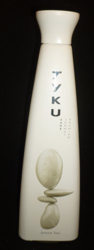 COLLECTIBLE TYKU SAKE TRIANGLE ENCASE BOTTLE EMPTY