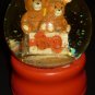 CELEBRATION BY SILVESTRI WATER GLOBE TEDDY BEARS MUSIC BOX 'HAPPY BIRTHDAY TO U'