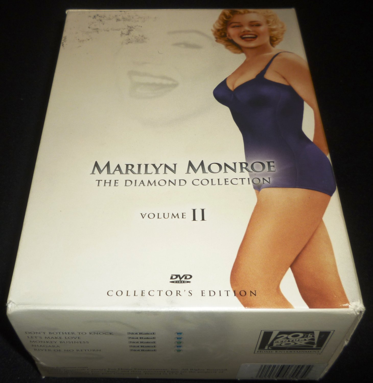 MARILYN MONROE DIAMOND COLLECTION COLLECTOR'S EDITION VOLUME II 5 DVD SET