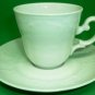 VINTAGE SELTMANN WEIDEN BAVARIA W. GERMANY ESPRESSO CUP & SAUCER SET/6 WHITE