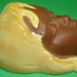 VINTAGE CORTENDORF CERAMIC GIRL FACE BLOND WEST GERMANY 34 WALL MASK PLAQUE