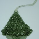 SOLID PEWTER CHRISTMAS TREE ORNAMENT HAPPY HOLIDAYS 2000 OCEAN FOREST VILLAS IMC SOLID PEWTER CHRISTMAS TREE ORNAMENT HAPPY HOLIDAYS 2000 OCEAN FOREST VILLAS IMC