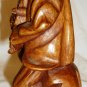 VINTAGE BLACK FOREST GERMANY WOOD CARVED FIGURINE MAN W/VIOLIN FIDDLER