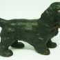 VINTAGE CAST IRON COCKER SPANIEL DOG MINIATURE FIGURINE