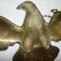 VINTAGE SOLID BRASS AMERICAN EAGLE SPREAD WINGS CHAIN WALL HANGING