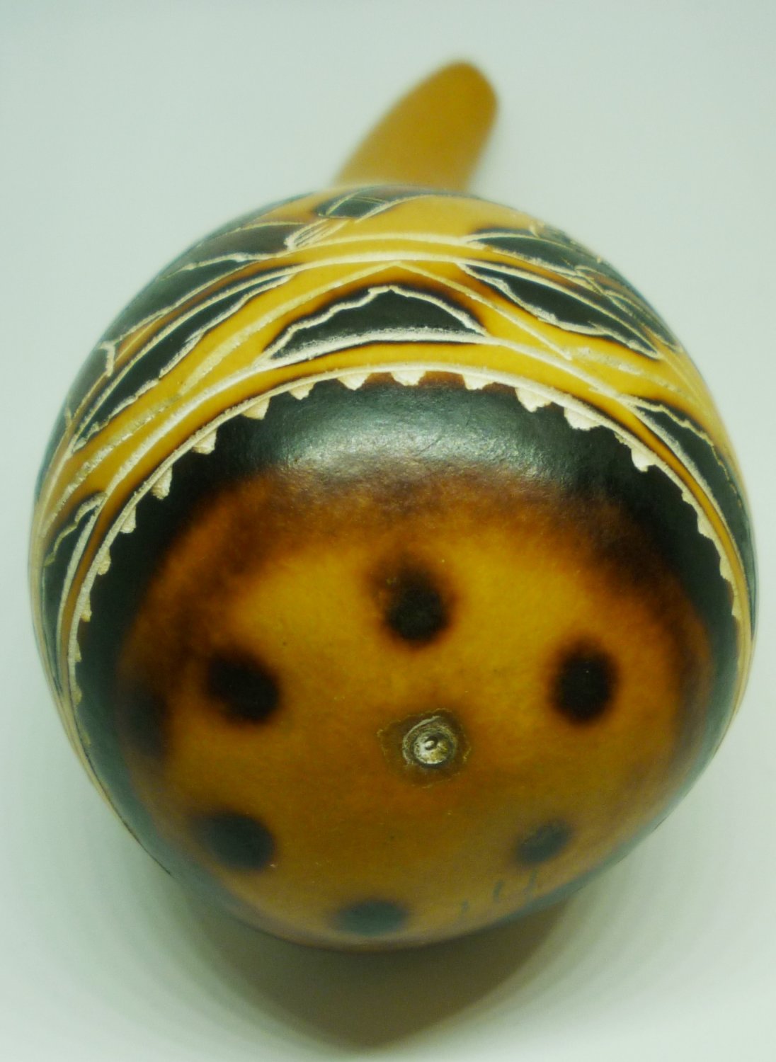 VINTAGE CUBAN FOLK PERCUSSION INSTRUMENT MARACAS WOODEN RATTLE