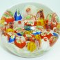 STUNNING MURANO GLASS MULTI-COLOR GLASS BALL PAPERWEIGHT