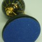 MINIATURE DOLLHOUSE ROTATING WORLD GLOBE GENUINE GEMSTONES DESKTOP DECOR