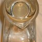 CLEAR GLASS CONTEMPORARY BLOCK DESIGN LIQUOR PITCHER DECANTER