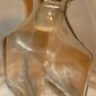CLEAR GLASS CONTEMPORARY BLOCK DESIGN LIQUOR PITCHER DECANTER