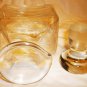 CLEAR GLASS CONTEMPORARY BLOCK DESIGN LIQUOR PITCHER DECANTER