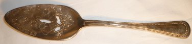 VINTAGE 'MERRY CHRISTMAS' SILVERPLATED CAKE PIE SERVER SPATULA BY COMMUNITY