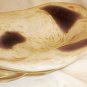GORGEOUS VINTAGE MURANO ITALY ART GLASS PEARL SPECKLE BOWL CANDY DISH