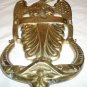 VINTAGE SOLID BRASS BOLD EAGLE DOOR KNOCKER