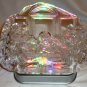 GORGEOUS CHRISTMAS DECOR 3D GLASS PLAGUE FIGURINE LAST SUPPER MULTI COLOR LIGHT