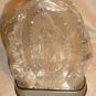GORGEOUS CHRISTMAS DECOR 3D GLASS PLAGUE FIGURINE MOTHER&CHILD MULTI COLOR LIGHT