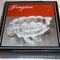 CHARMING SMALL 24% LEAD CRYSTAL LEAF DISH BY CRISTAL D'ARQUES FORGERE NMB