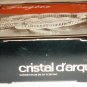 CHARMING SMALL 24% LEAD CRYSTAL LEAF DISH BY CRISTAL D'ARQUES FORGERE NMB
