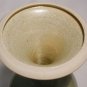 STUDIO ART POTTERY PEDESTAL STEMMED GOBLET CANDLE HOLDER PINK WHITE GLAZE