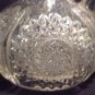 VINTAGE CLEAR PRESSED GLASS WINE PITCHER DECANTER