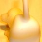 BEAUTIFUL WHITE MARBLE PUPPY DOG FIGURINE