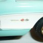 VINTAGE BURAGO 1957 BLUE CHEVROLET CORVETTE PEDESTAL DISPLAY 1:18 CAR Italy