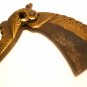 ANTIQUE COLLECTIBLE SOLID BRASS BRONZE ORNATE TABLE TOP CIGAR CUTTER