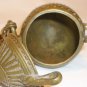 UNIQUE ANTIQUE BRONZE CHAIN & HANGING BALL TOBACCO HOLDER
