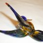 HANDCRAFTED MULTI-COLORED HUMMINGBIRD FIGURINE ORNAMENT STUDIO ART