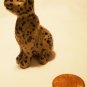 CHARMING MINIATURE MARBLE FIGURINE DALMATIAN PUPPY FIGURINE