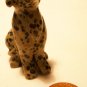 CHARMING MINIATURE MARBLE FIGURINE DALMATIAN PUPPY FIGURINE