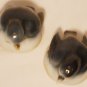 VINTAGE PORCELAIN BLUE JAY ROBIN SALT & PEPPER SHAKER SET