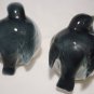 VINTAGE PORCELAIN BLUE JAY ROBIN SALT & PEPPER SHAKER SET