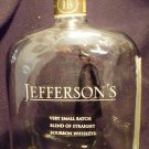 COLLECTIBLE JEFFERSON'S WHISKEY EMPTY BOTTLE