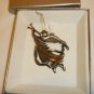 WALLACE SILVERSMITHS PEWTER PIPE PLAYING ANGEL COLLECTIBLE CHRISTMAS ORNAMENT